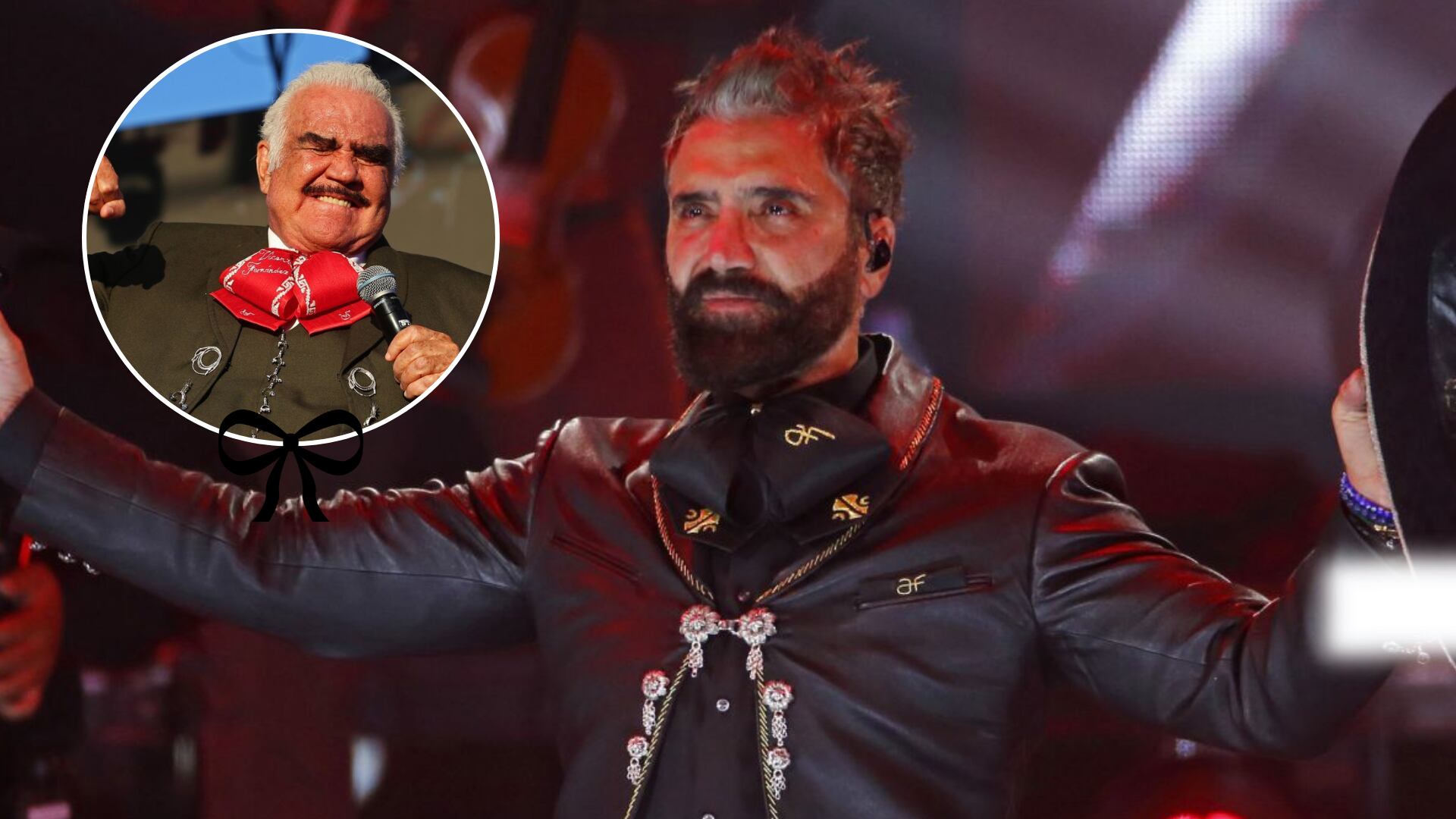 Alejandro Fernández vio morir a Vicente Fernández.