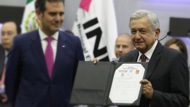 Andrés Manuel López Obrador, candidato de la coalición Juntos Haremos Historia