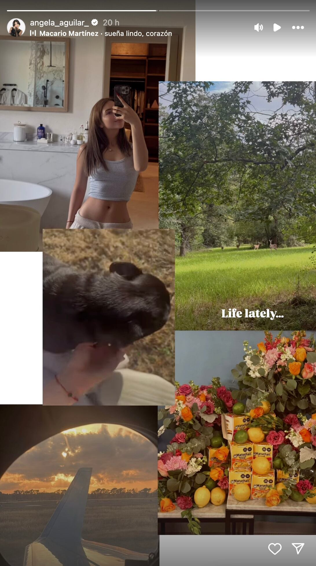 Ángela Aguilar en Instagram