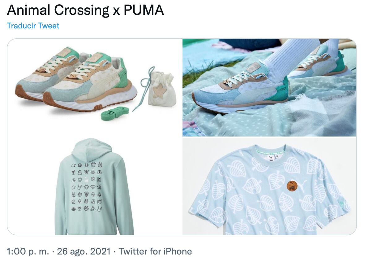 'Animal Crossing' x Puma