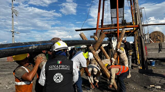Mineros atrapados en Sabinas, Coahuila