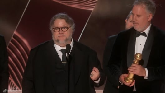 Guillermo del Toro en su discurso al recibir el Globo de Oro 2023 por Pinocchio