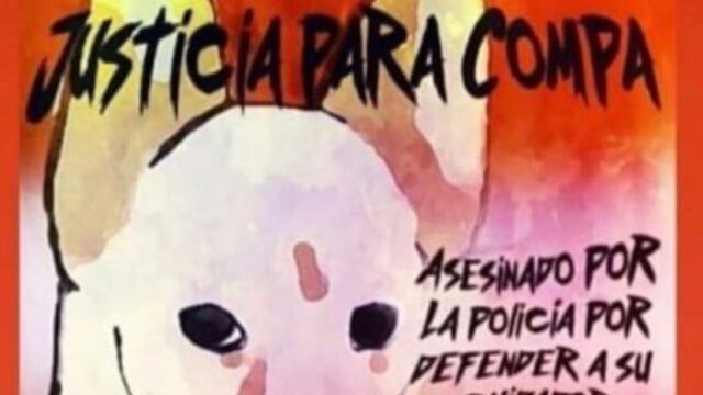 Protesta por muerte de "Compa"