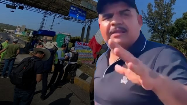 Chuy Lizárraga le canta a agricultores en medio de las manifestaciones