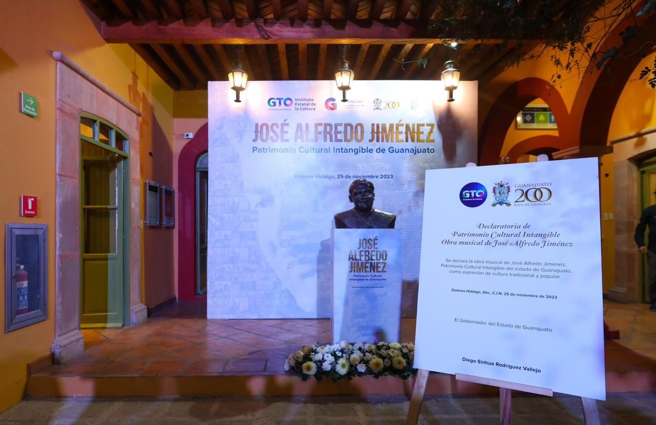 José Alfredo Jiménez se vuelve patrimonio Cultural de Guanajuato