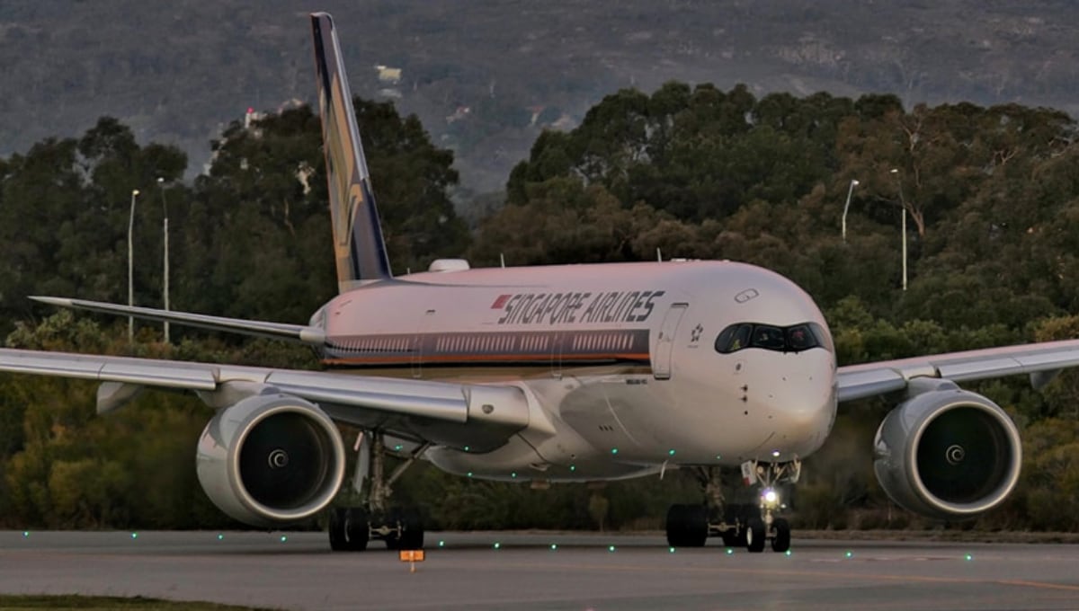 Avión de Singapore Airlines