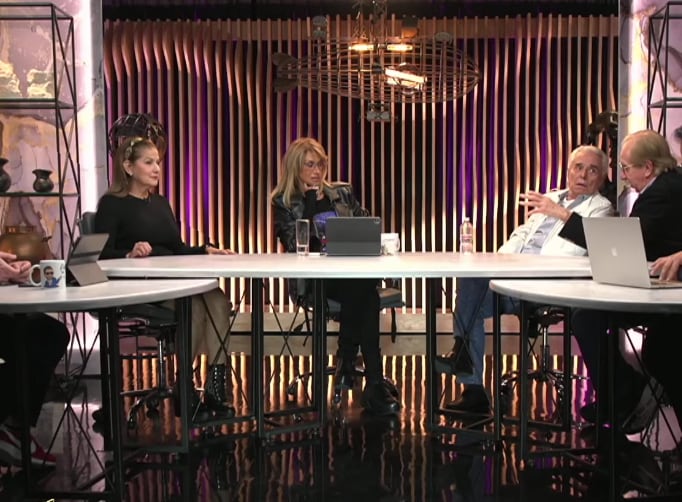 Adela Micha, Enrique Guzmán, Benito Castro y Crystal