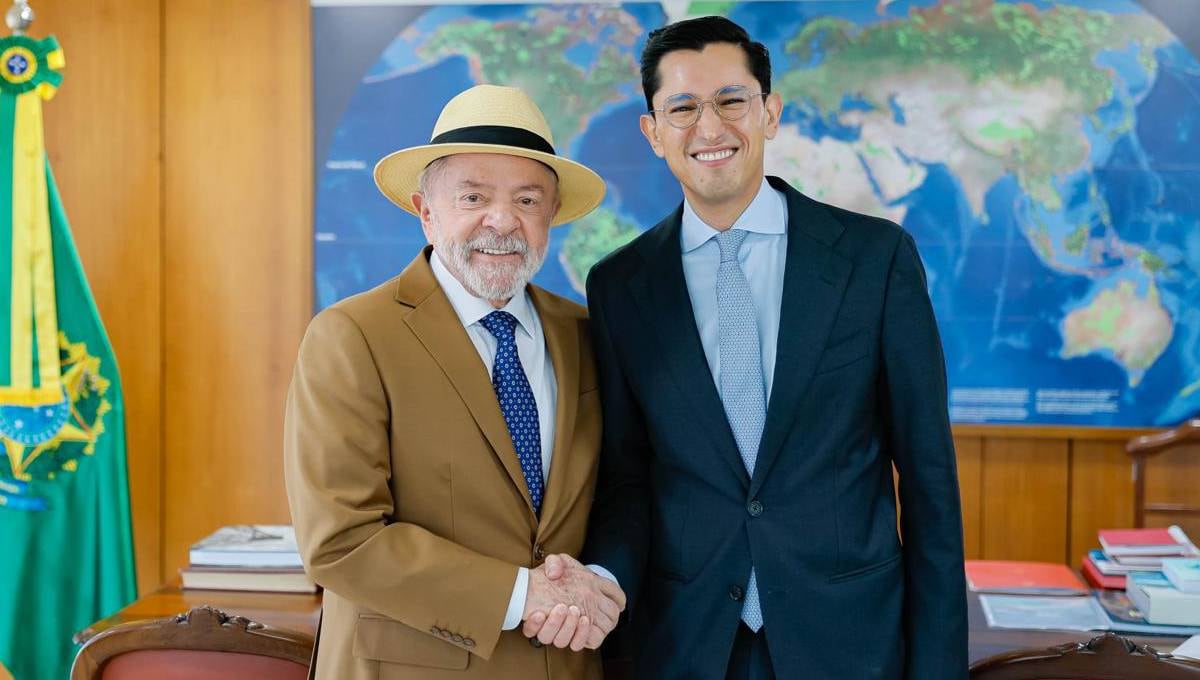 Reunión entre Lula da Silva y Roberto Velasco
