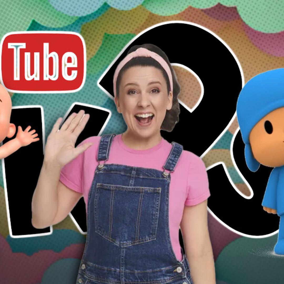 Los 11 canales más vistos de YouTube Kids en español; en este lugar quedó Pocoyó