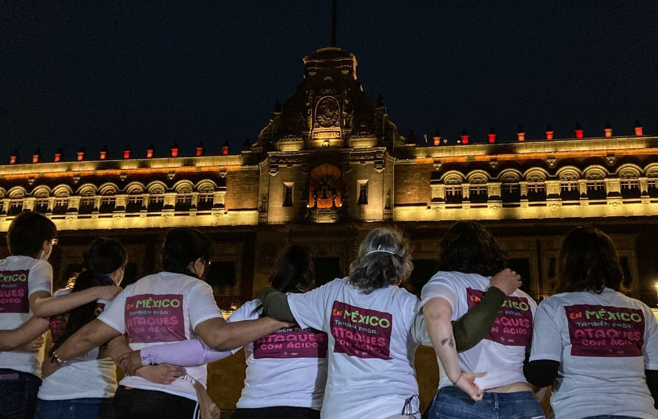 Víctimas de ataques con ácido