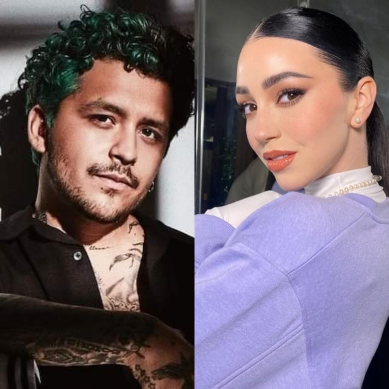 Christian Nodal y Estibaliz Badiola.