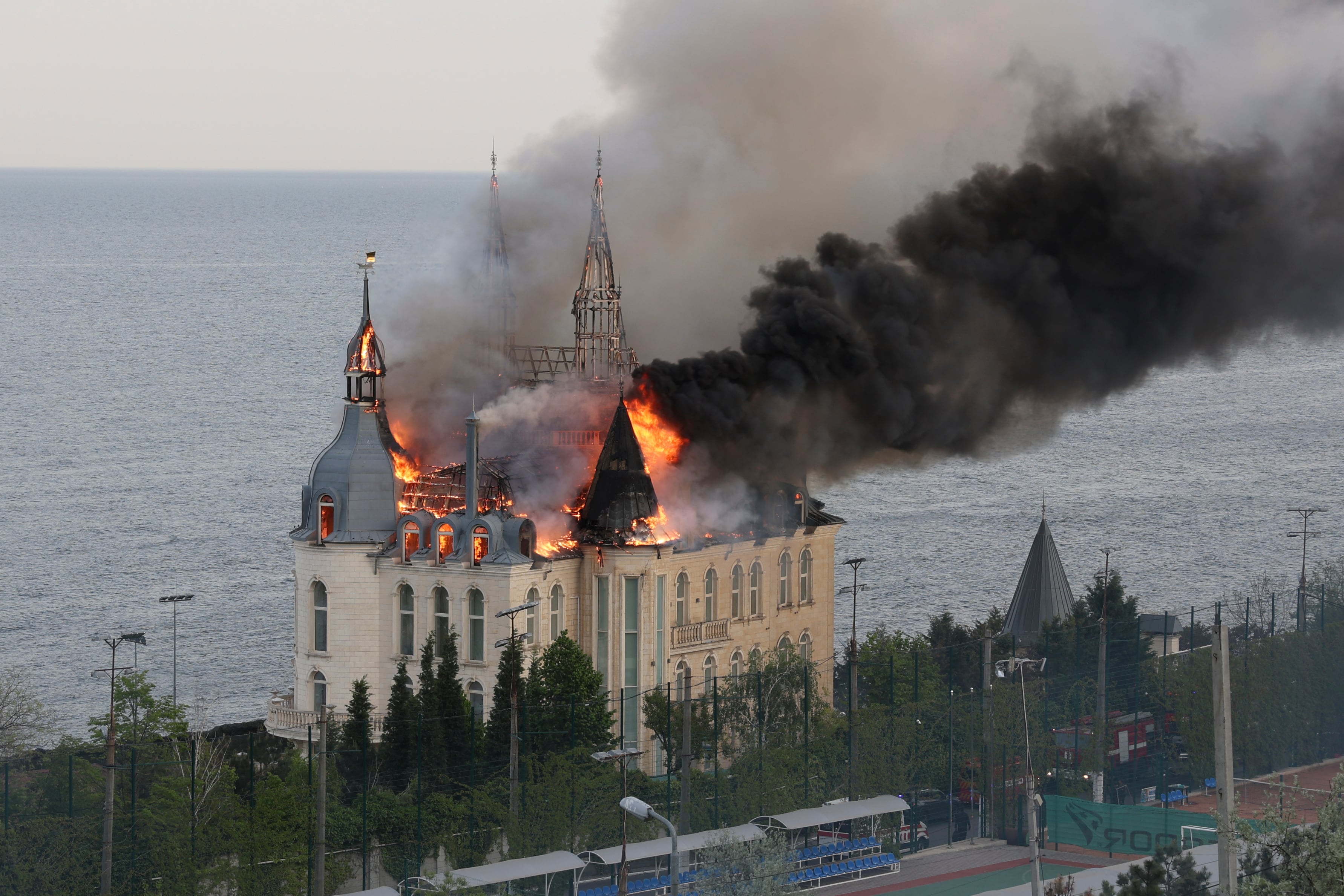 El castillo de Harry Potter en Odesa ha sido destruido por ataque militar de Rusia