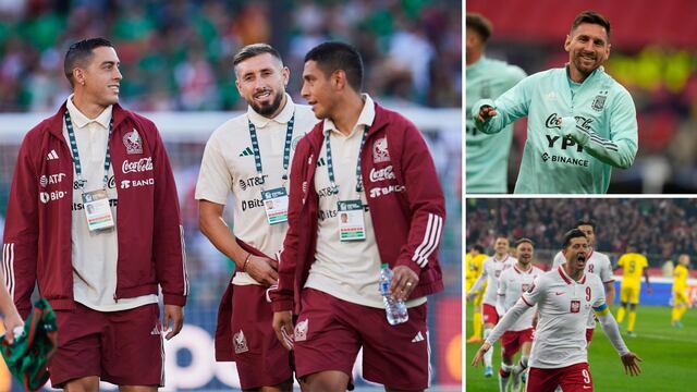 Selección Mexicana, Argentina y Polonia