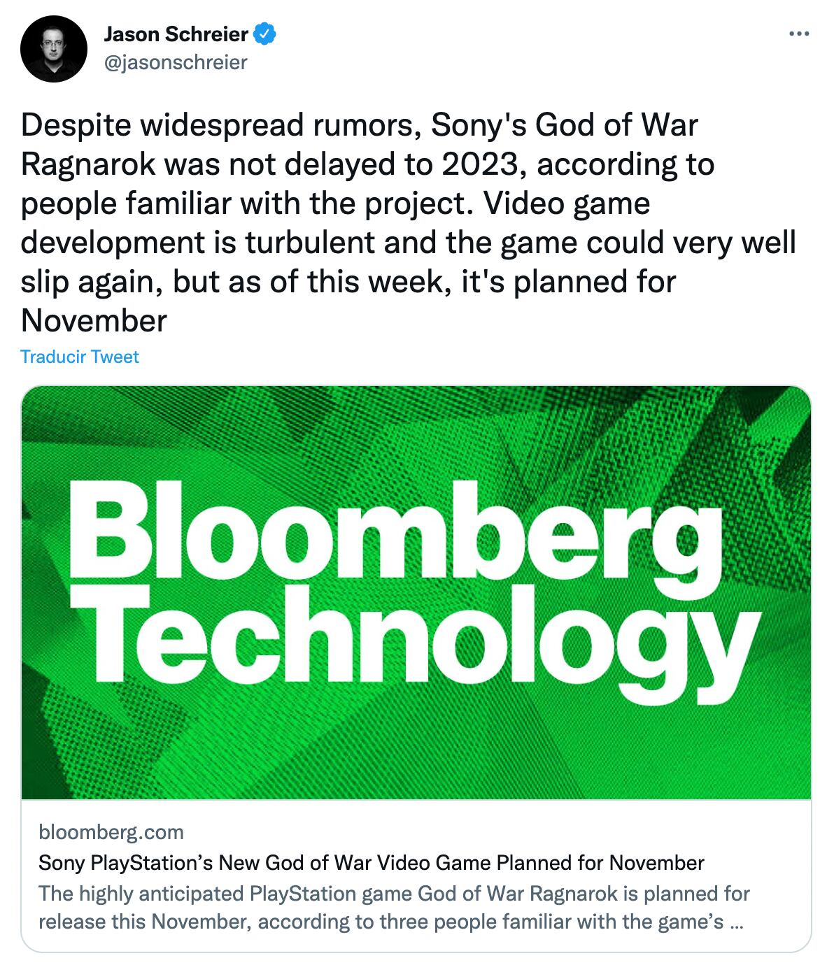 Fecha de lanzamiento de God of War: Ragnarok