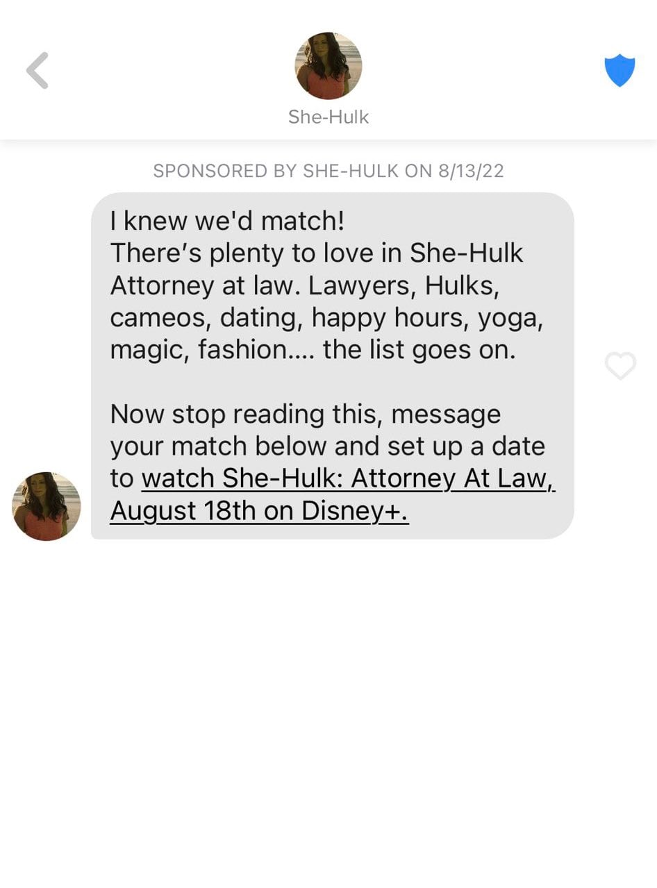 She-Hulk en Tinder