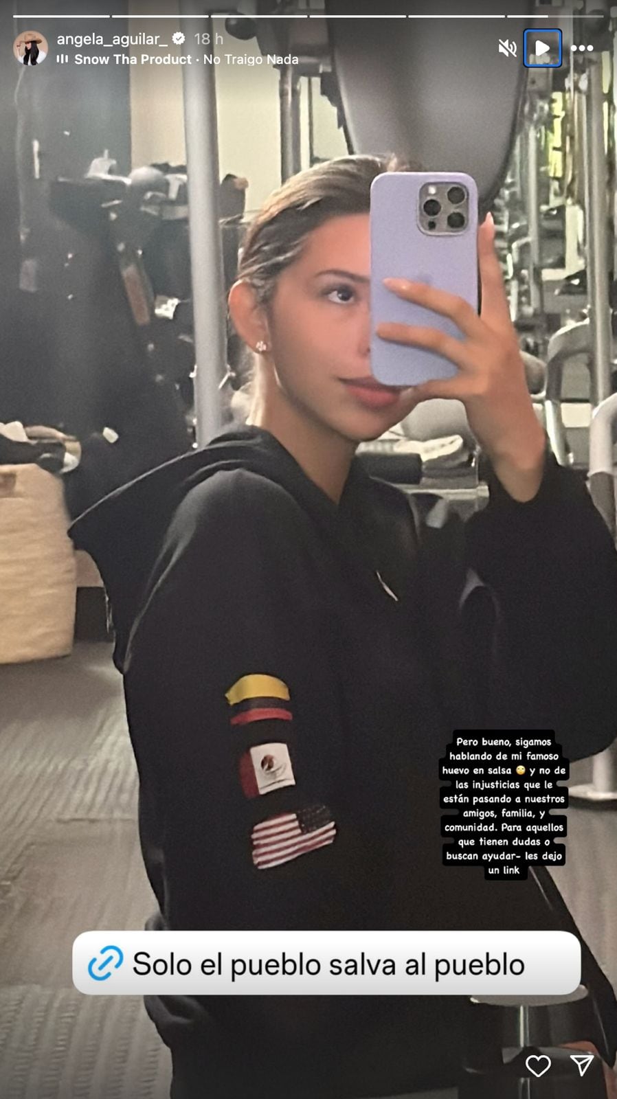 Ángela Aguilar quiere ayudar a migrantes en Estados Unidos