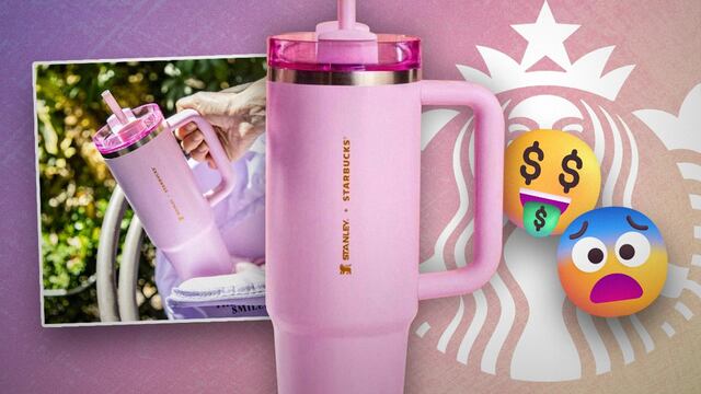 El termo Stanley rosa de Starbucks ya está en reventa y estos son sus precios