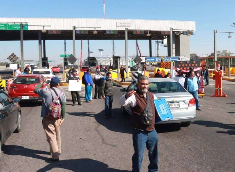 Suteym libera caseta de Ojo de Agua de la autopista México-Pachuca