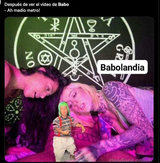 Babo de Cartel de Santa se ganó los memes por el impacto que dejó.
