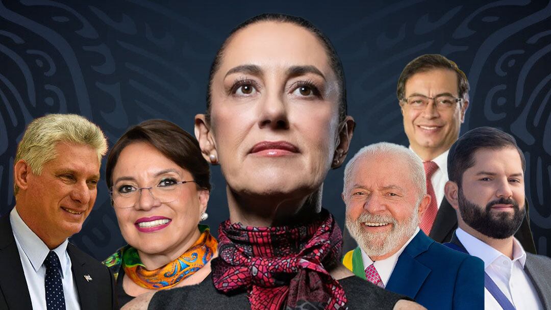 Presidentes de izquierda en Latinoamérica acompañarán a Claudia Sheinbaum en la toma de posesión