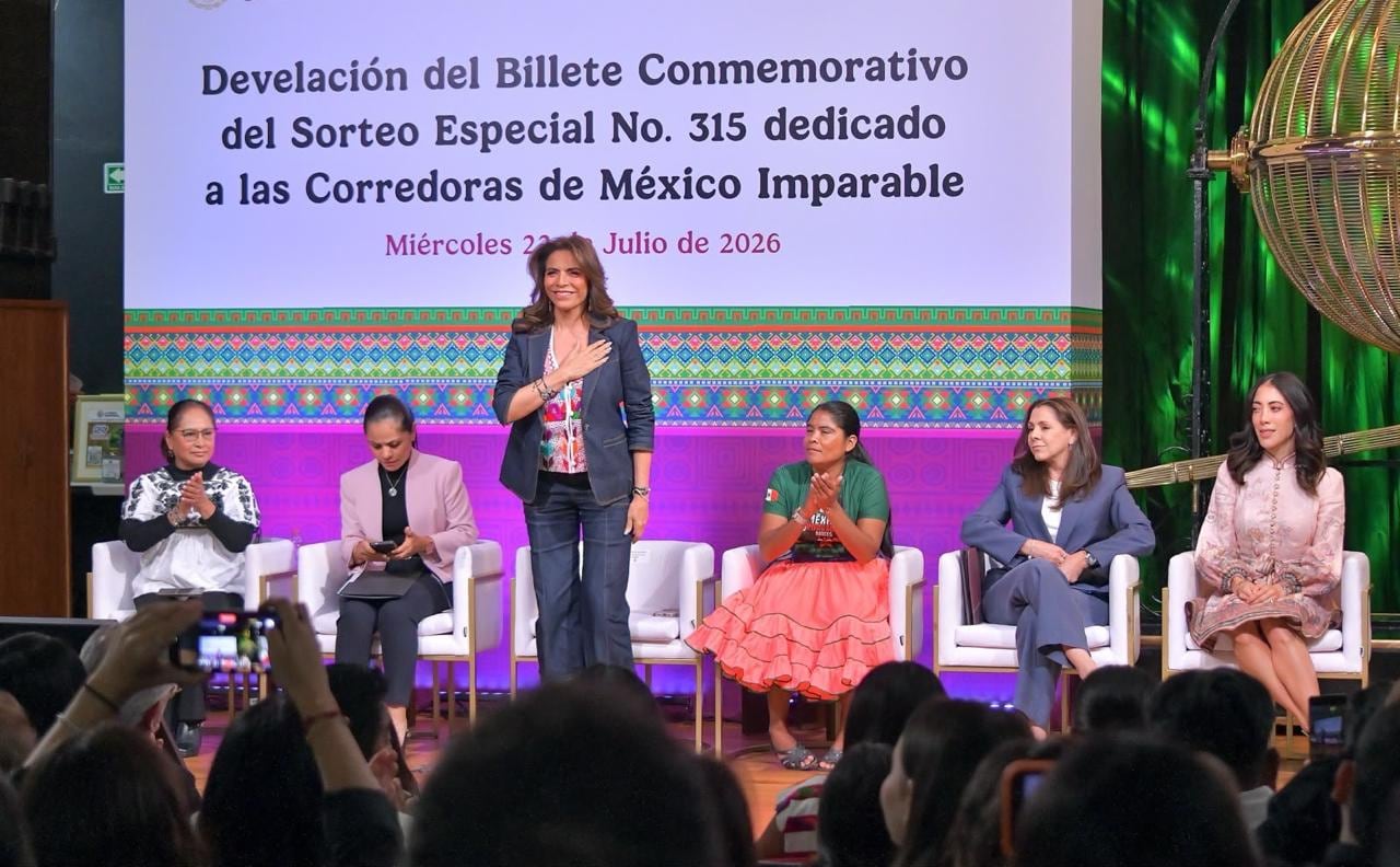 México Imparable protagoniza el billete del Sorteo Especial 315 de Lotería Nacional.