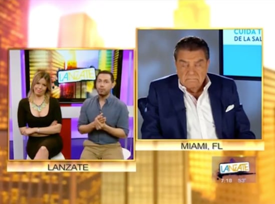 Don Francisco en pleno viaje astral.