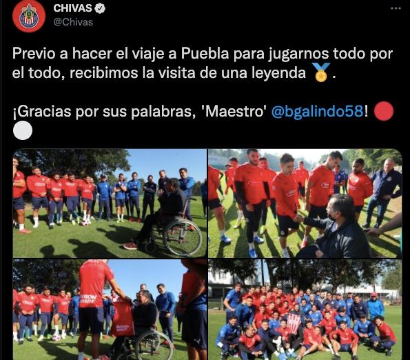 Chivas recibió la visita de Benjamín Galindo
