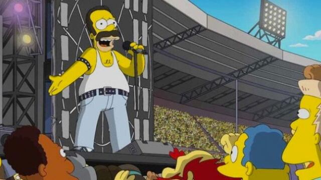 Los Simpson Freddie Mercury