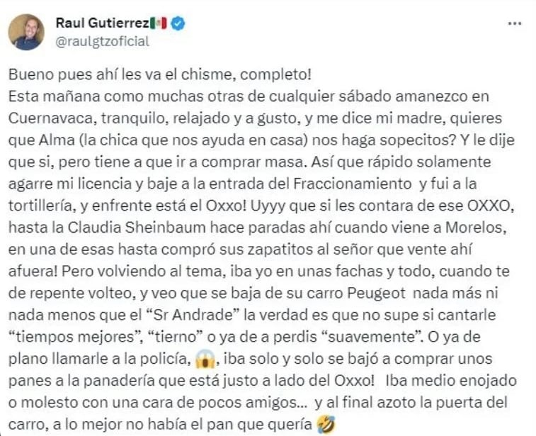 Aseguran que Sergio Andrade vive en Morelos