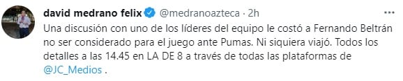 David Medrano sobre Chivas
