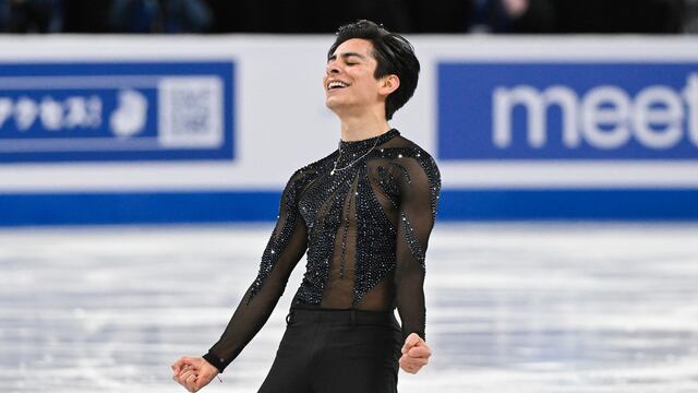 Donovan Carrillo, en el Mundial de Patinaje Artístico 2024.