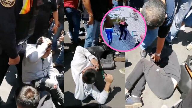 Mujer policía taclea a ladrones en CDMX