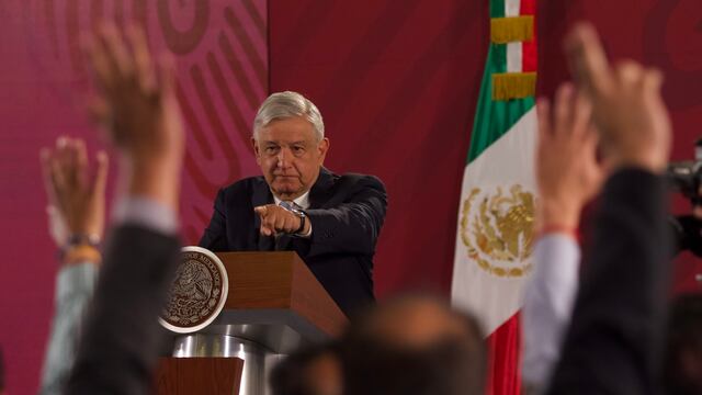 El presidente López Obrador