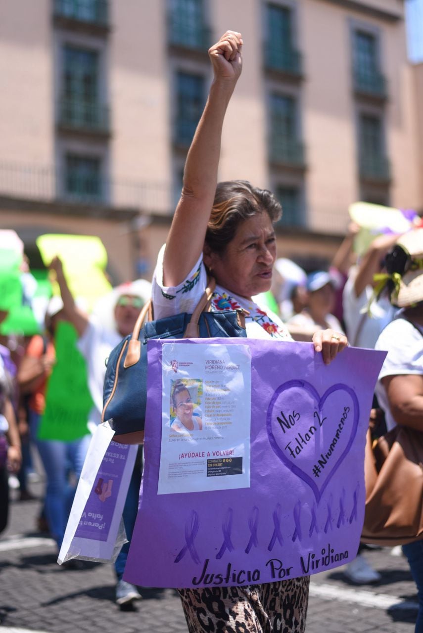 Marchan por Viridiana Moreno en Veracruz