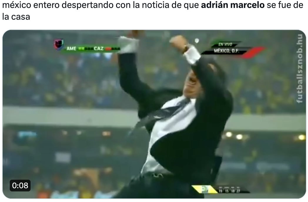 Memes de Adrián Marcelo tras abandonar La Casa de los Famosos 2024