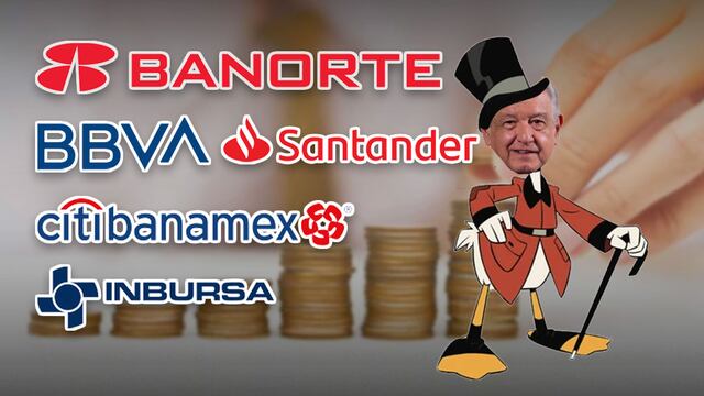 Los 5 bancos más favorecidos en el sexenio de AMLO