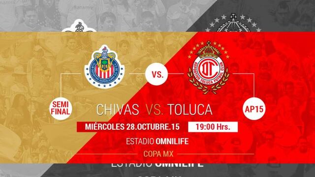 Chivas y Toluca definen alineaciones para la semifinal de la Copa MX
