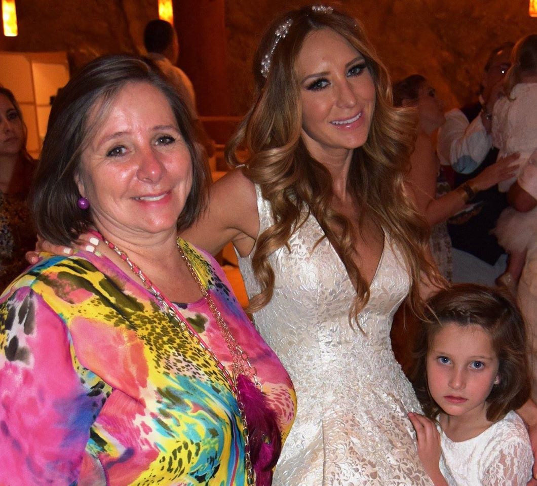 Geraldine Bazán y su mamá Rosalba Ortiz.