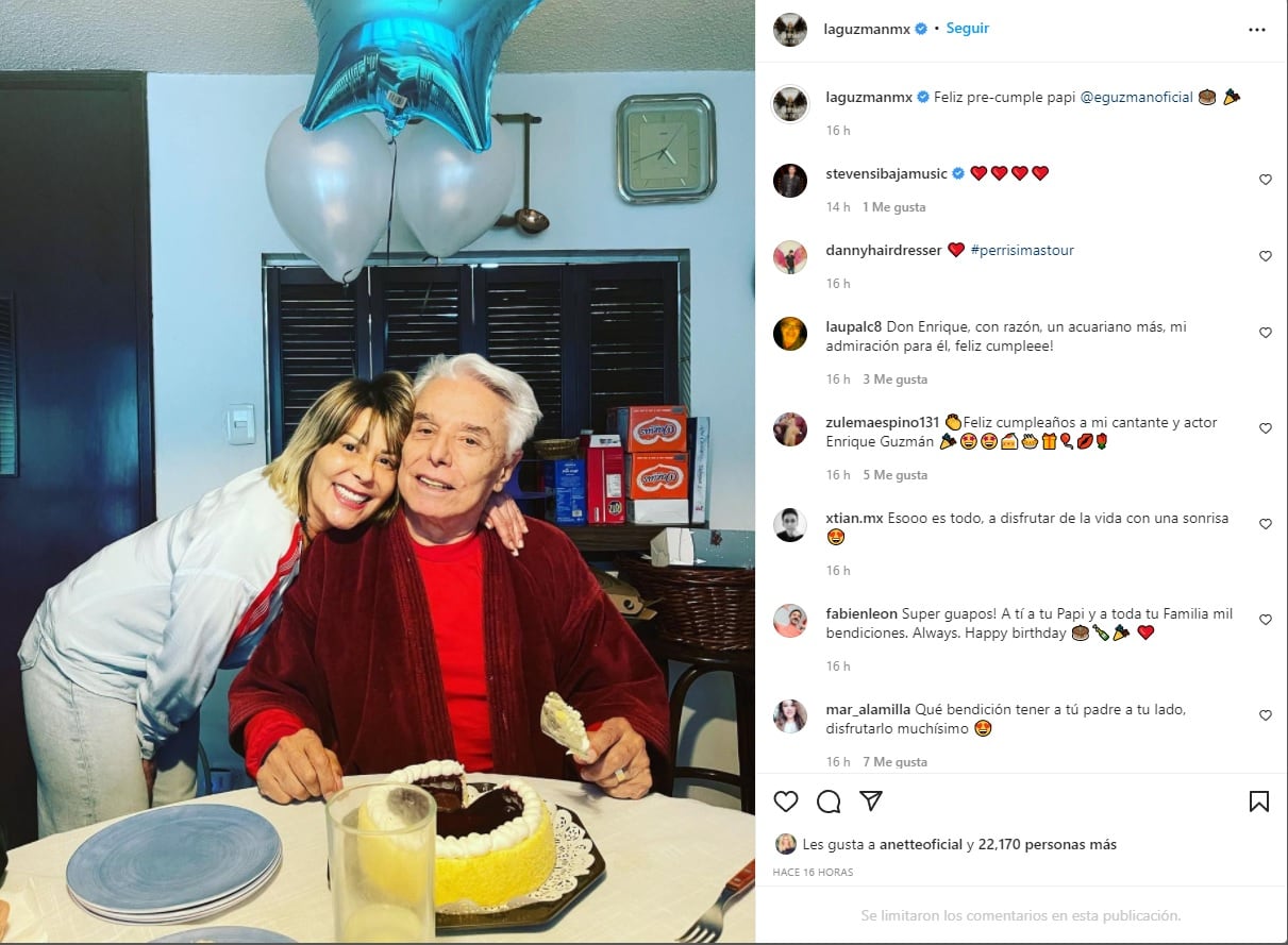 Alejandra Guzmán y Enrique Guzmán