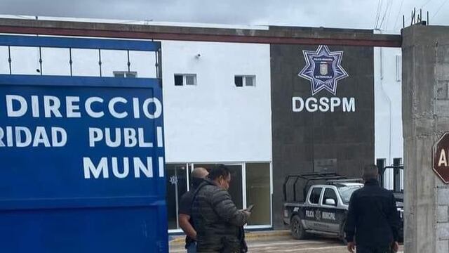 Cateo a la policía municipal de Matehuala en San Luis Potosí