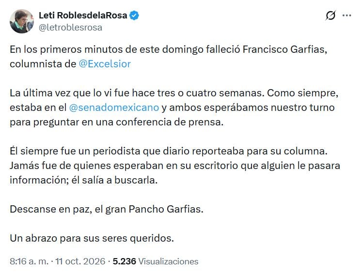 Reacciones por la muerte de Francisco Garifas