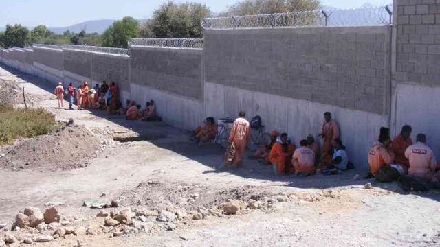 El muro, el gran avance de la refinería bicentenario.