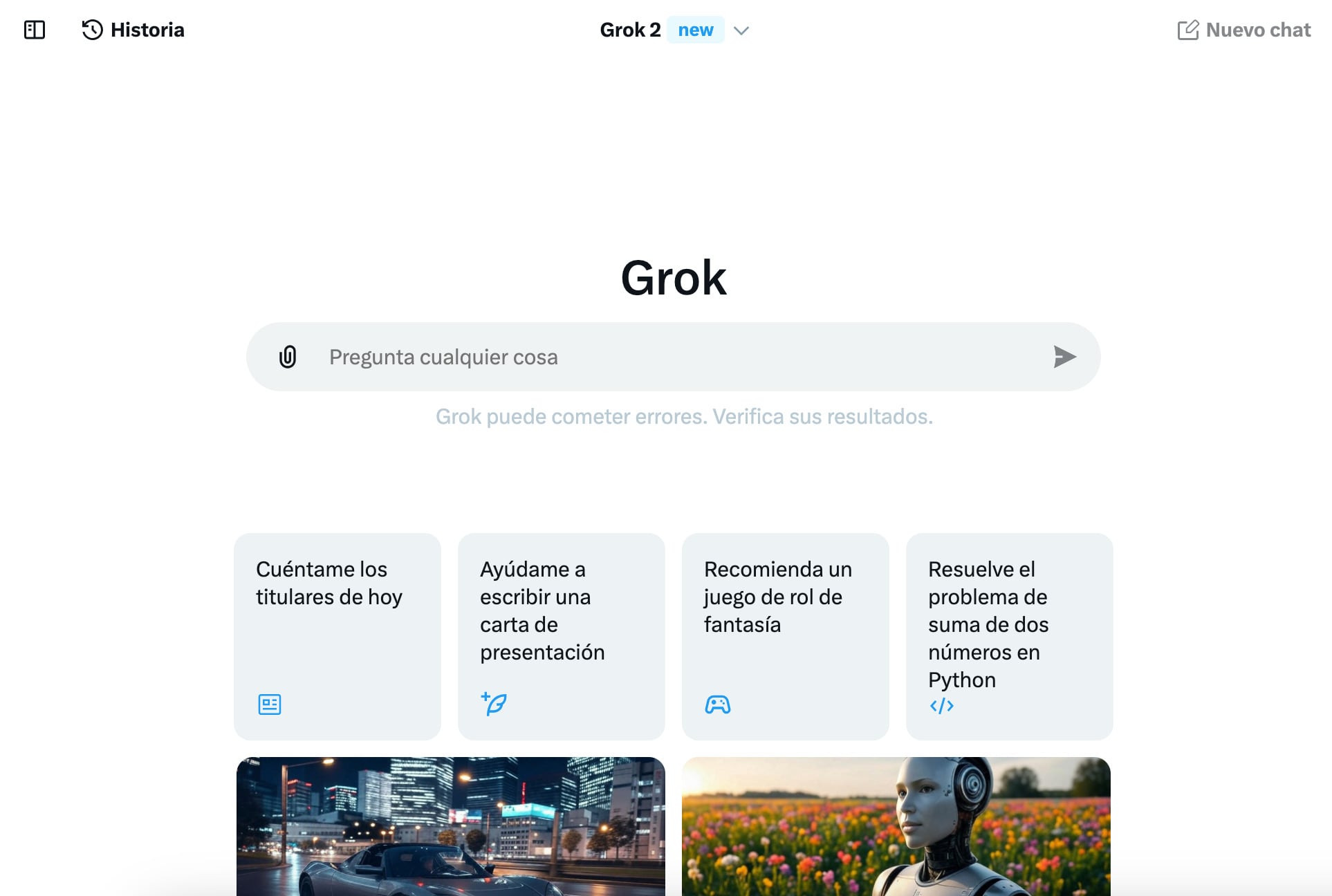 Inteligencia Artificial de Twitter, Grok