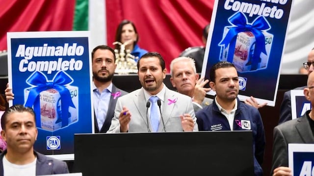 Diputados del PAN proponen eliminar el ISR del aguinaldo para beneficiar a trabajadores