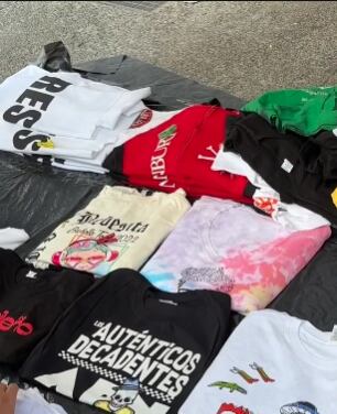 Tianguis playeras de conciertos en la CDMX