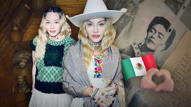 Madonna se puso la ropa de Frida Kahlo