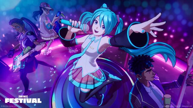 Hatsune Miku en Fornite 7