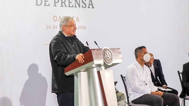 López Obrador en Oaxaca.