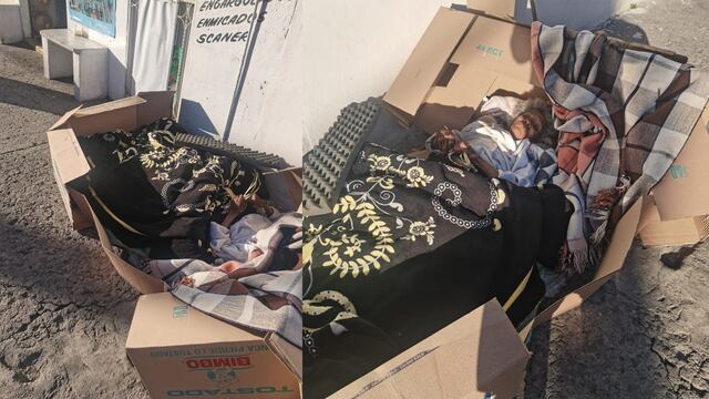 El inhumano abandono de una mujer de la tercera edad por sus familiares en calles de Puebla