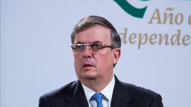 Marcelo Ebrard en la conferencia mañanera